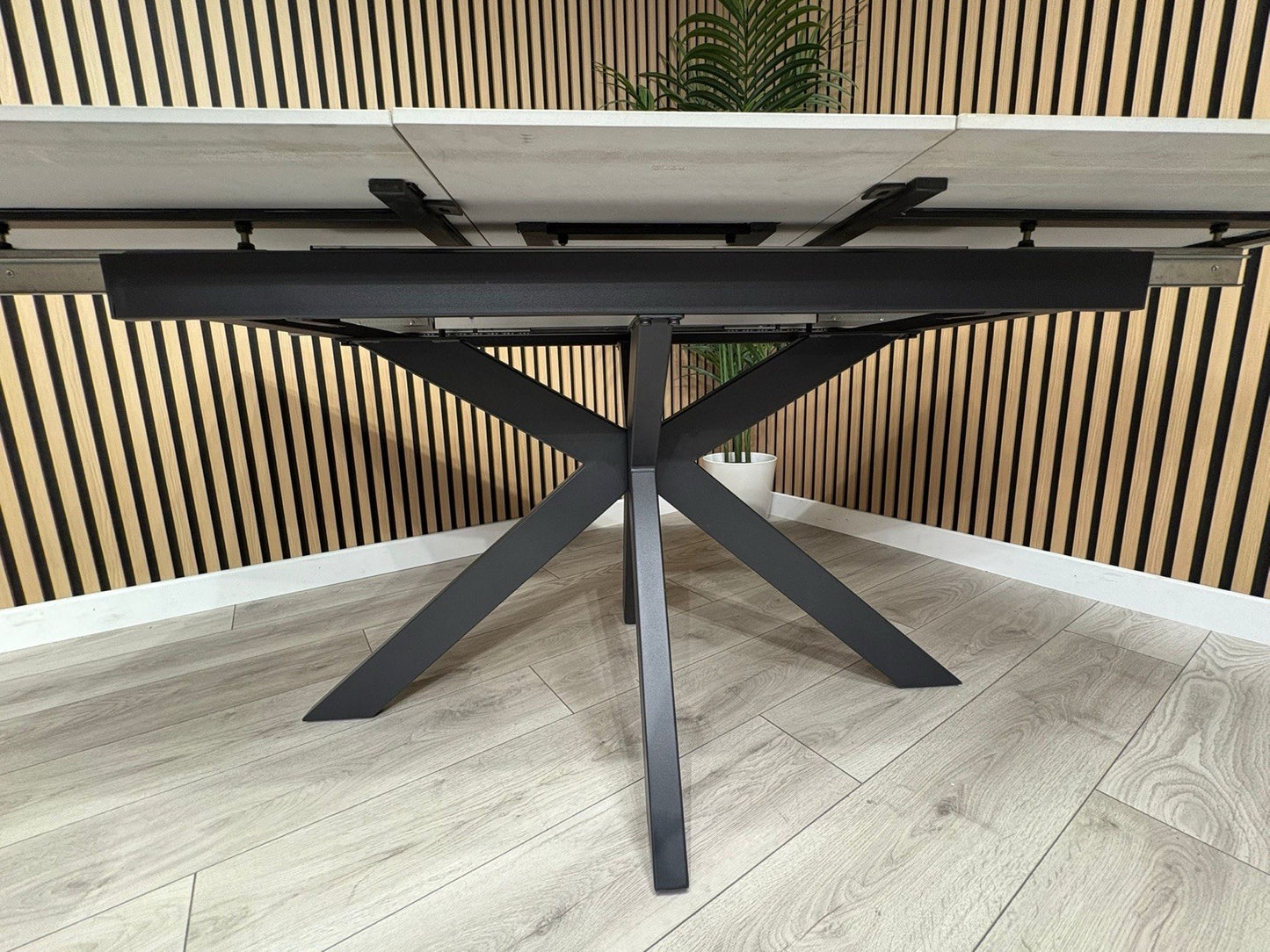 NEXT Sample - CRETE Marble Effect Extendable Dining Table  - RRP £899