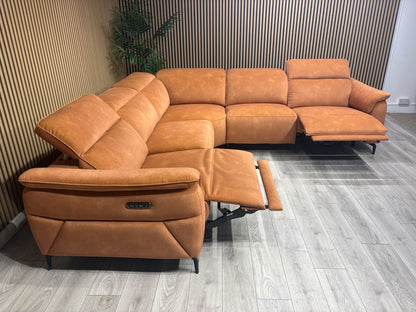 Furniture Village MOET Style Large Fabric Power Recliner Corner - RRP £4,495