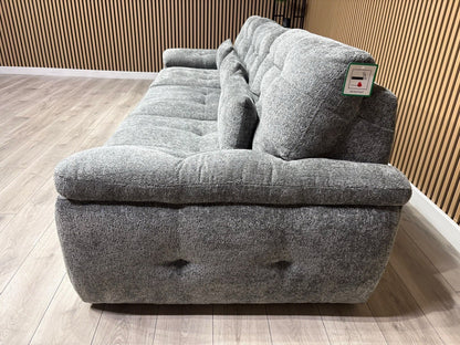 Dallas Electric Power Chaise Grey 3 Seater Sofa Bed - RRP £2500