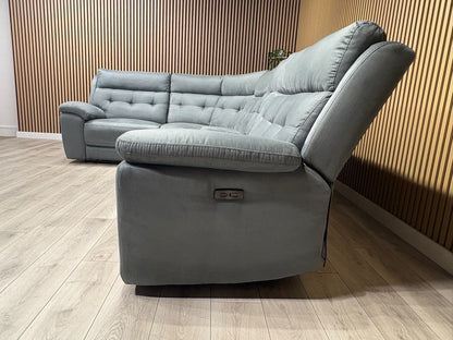 SCS Belford 1 Corner 3 Power Recliner Sofa with Media Console - RRP £2599