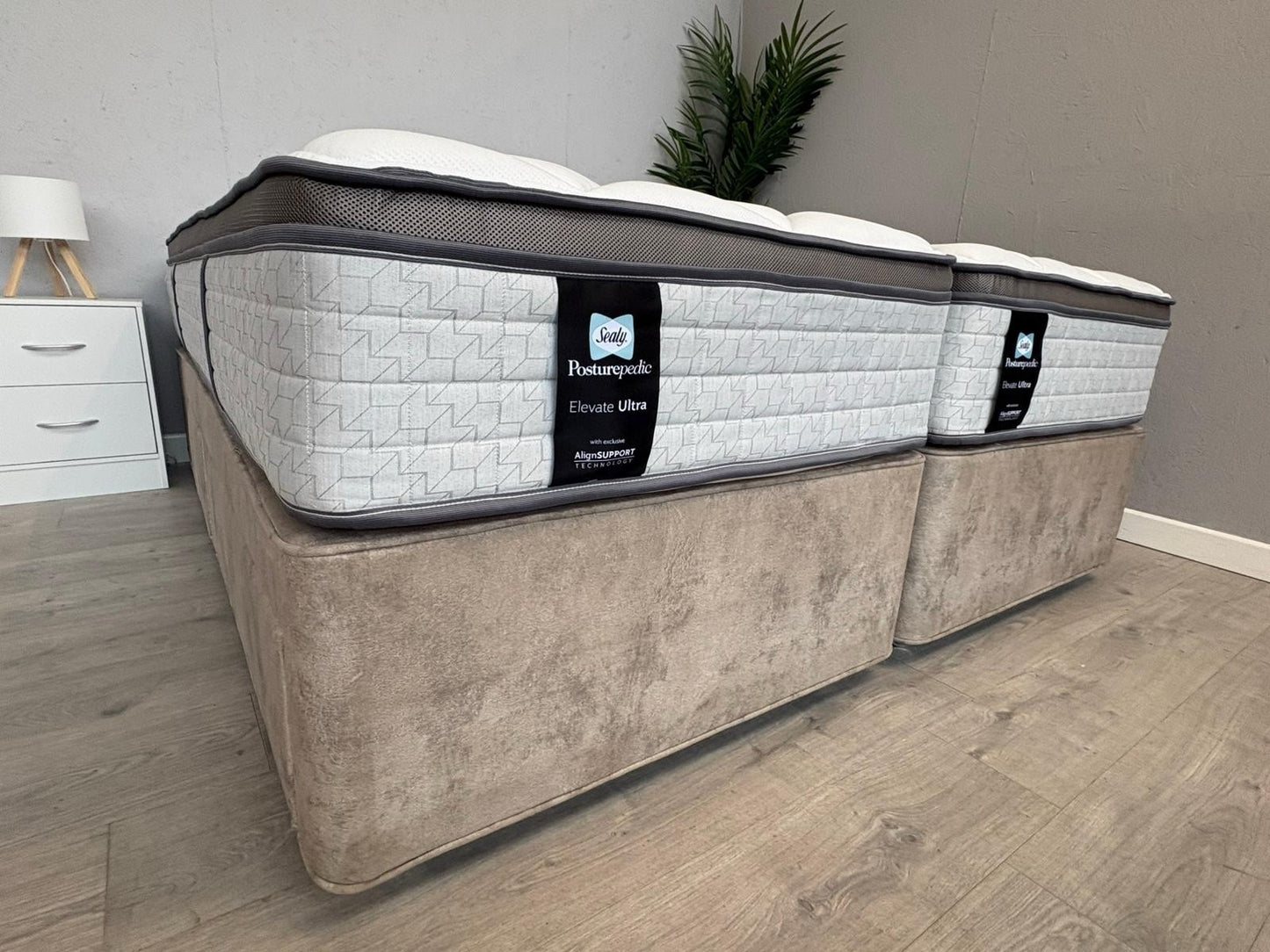 Sealy Elevate Ultra BRONTE 6ft Superking Zip & Link Mattress, Medium - RRP £2899