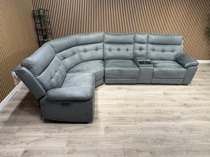 SCS Belford 1 Corner 3 Power Recliner Sofa with Media Console - RRP £2599