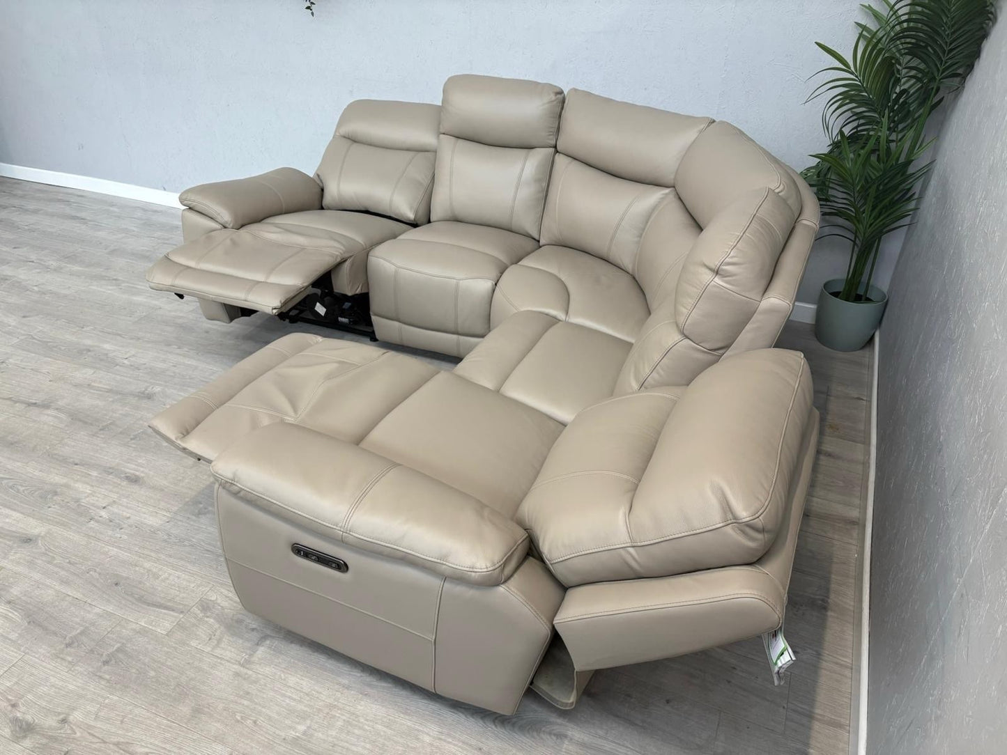 Furniture Village - SLOANE Leather Large Power Recliner Corner Sofa - RRP £1,995