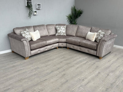 Furniture Village - Aura Large Classic Back Corner Sofa RRP - £3795