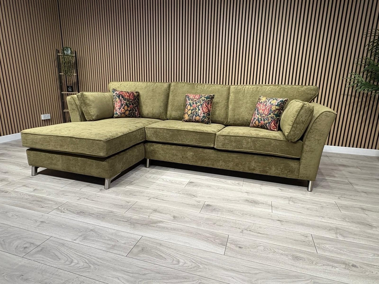 Furniture Village SASHA Fabric Large LHF Chaise Corner Sofa - RRP £3,295