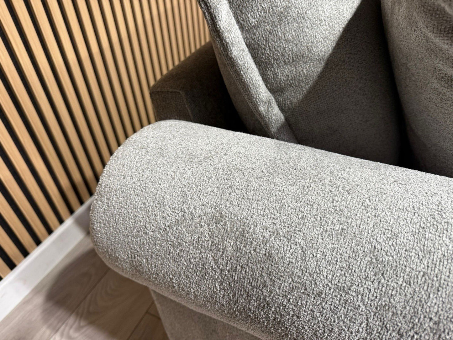 Furniture Village SUMPTUOUS Fabric 4 Seater Sofa + Snuggler Chair - RRP £4,190