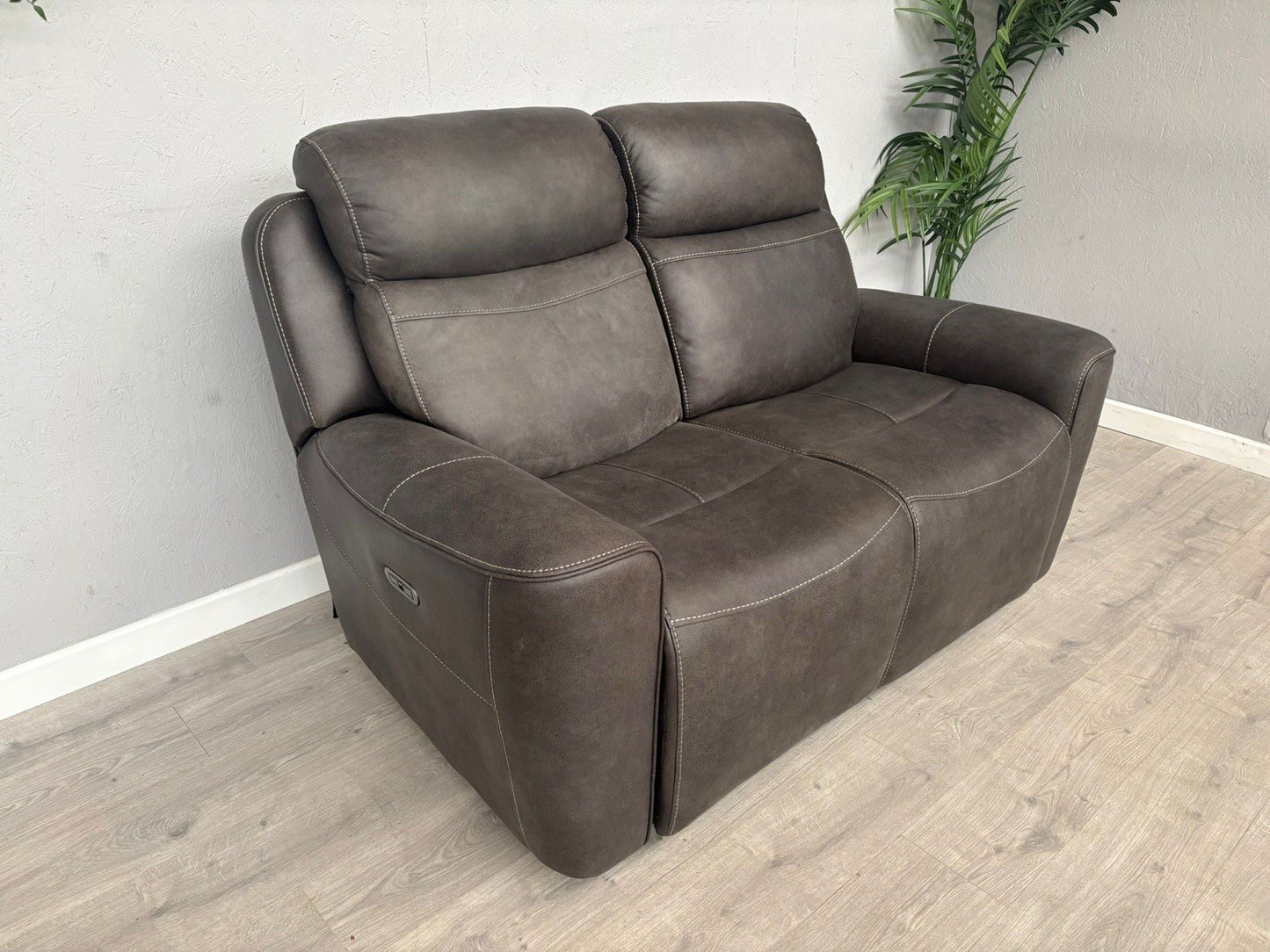 DFS - EIGER Fabric 2 Seater Power Recliner Sofa - RRP £1,899