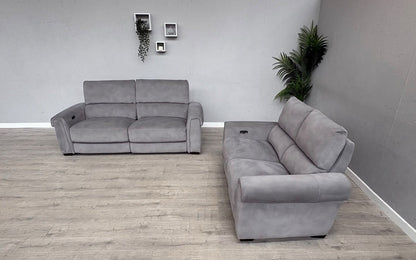 Furniture Village NIXON Fabric 3+2 Seater Power Recliner Sofa Set - RRP £2,290