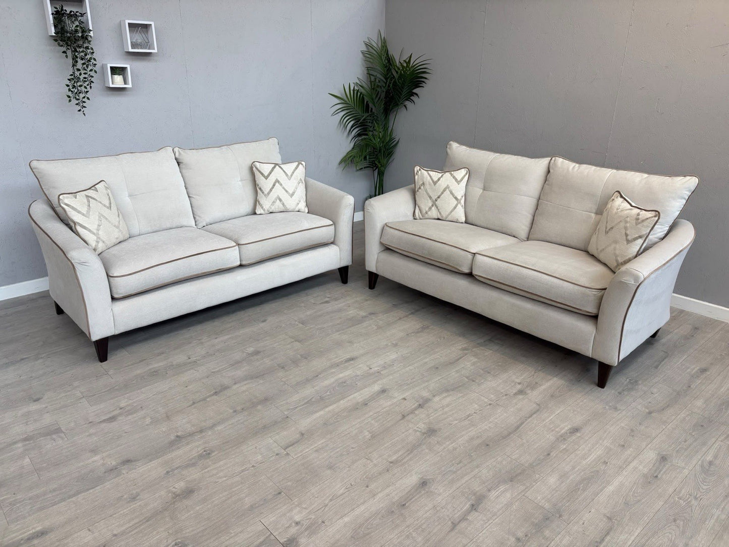 Furniture Village SOHO Fabric 3 + 3 Seater Sofa Set - RRP £2790