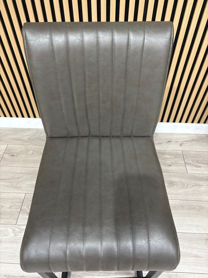 NEXT Sample - RIGA Industrial leather Bar Stools