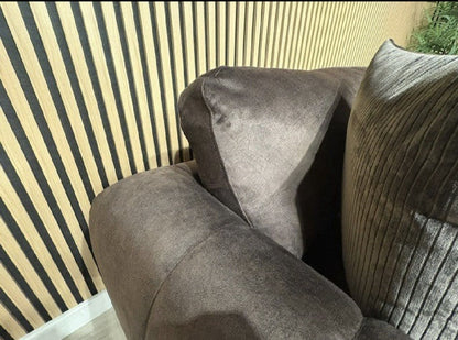 DEVINE Glamour Fabric 3 Seater + 2 Seater Sofa Set,  Bournville - RRP £2,698