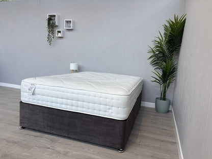 Slumberland NATURALS PREMIUM WOOL 5ft Kingsize Mattress, Medium - RRP £1,299