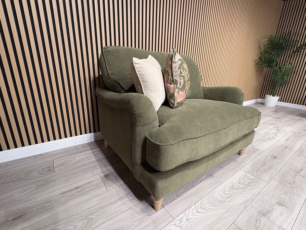 Laura Ashley HERITAGE Style Fabric Love Chair / Armchair - RRP £1,499
