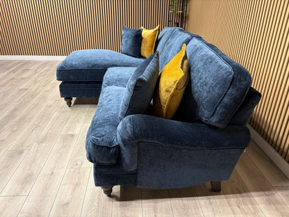 Laura Ashley HERITAGE Style Fabric 3 Seater Chaise Sofa - RRP £2,800