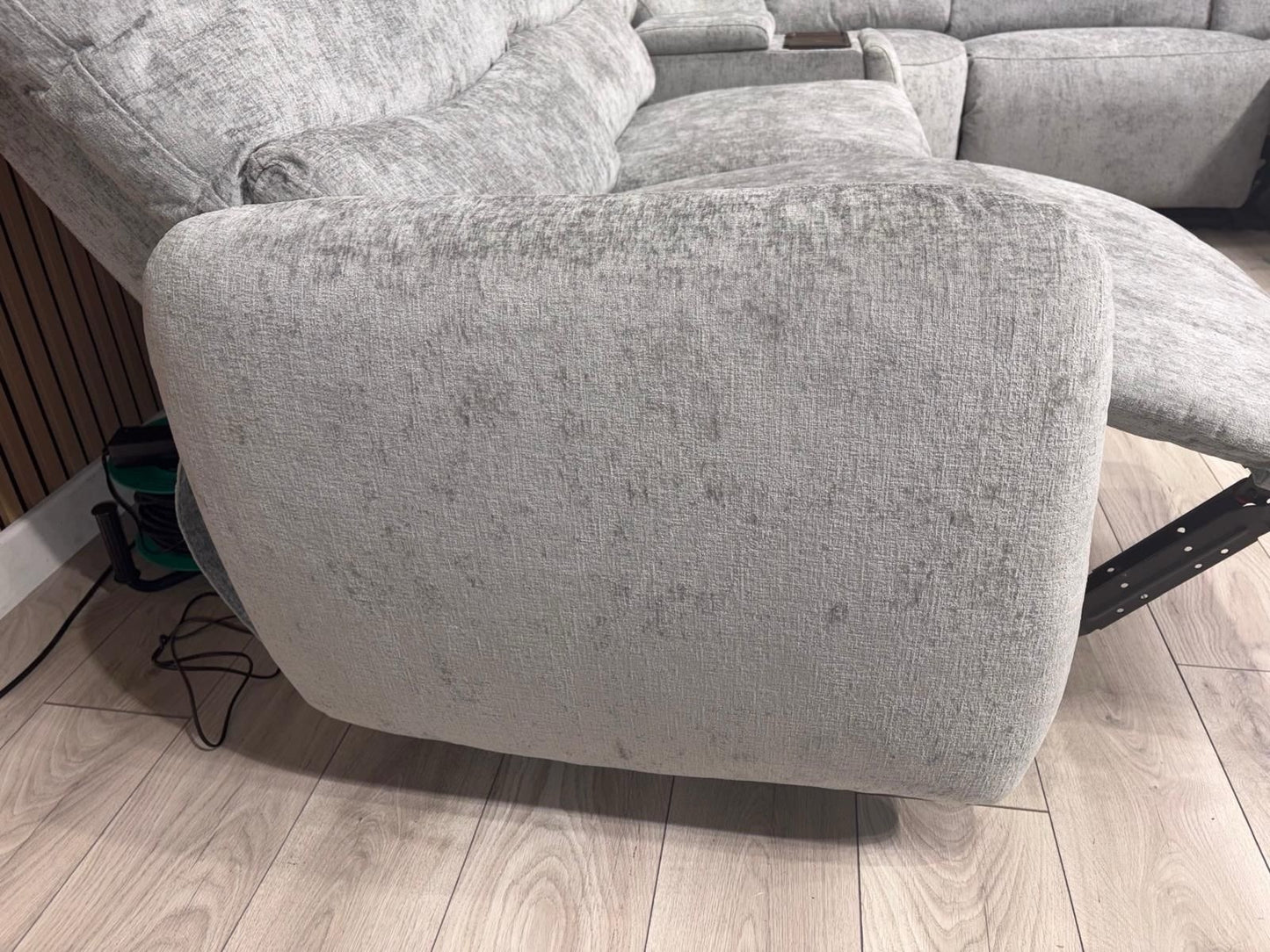SOHO Fabric Modular 2 Corner 2 Console Sofa Set, Power Recliners - RRP £2,995
