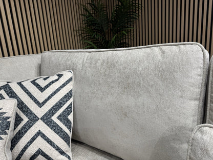 Sofology CAVALLI Style Fabric Open Chaise Corner Sofa + Footstool RRP £5398 Made To Order