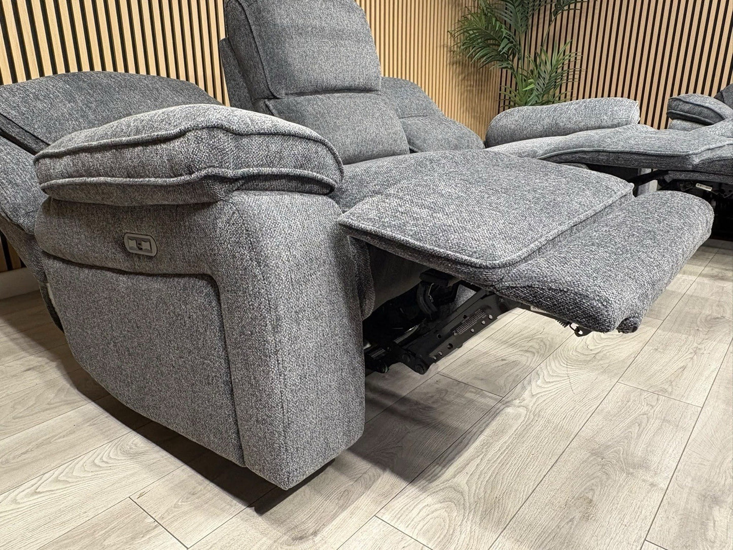 ORLANDO Fabric 3 Seater + 2 Seater Power Recliner Sofa Set - RRP £3398
