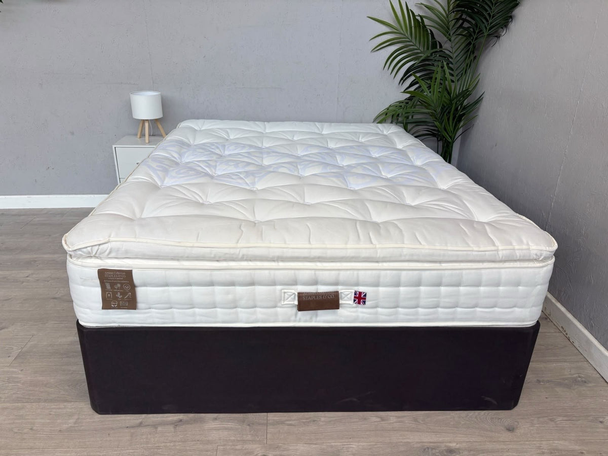 Staples and Co. Artisan Pure DECADENCE Mattress 5ft Kingsize, Firm - RRP £1,899