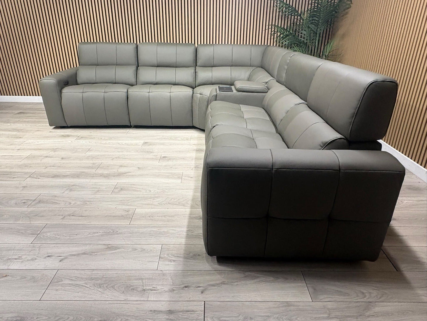 Sofology BARI Large Leather Power Recliner Corner Sofa - RRP £5899