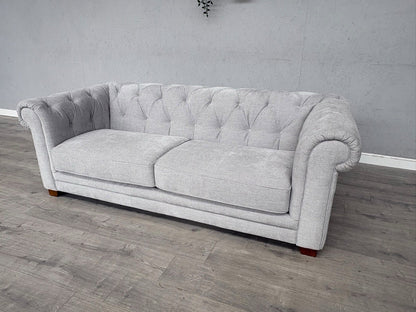 DFS Holbrook Chesterfield Fabric 3 Seater Sofa RRP £699