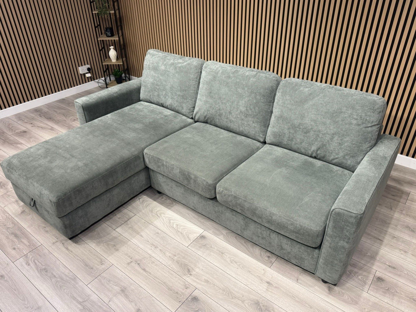 Furniture Village ESPRIT Fabric LHF Storage Chaise Corner Sofa - RRP £1,395
