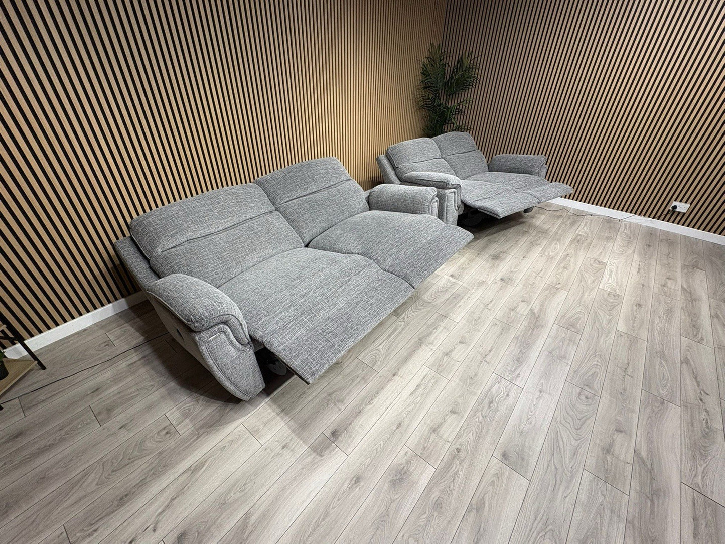 SCS Ashton Fabric Power Recliner 3 + 2 Seater Sofa Set - RRP £2998