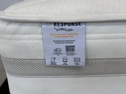 Slumberland RESPONSE LATEX LUXE 4ft Small Double Mattress, Firm - RRP £799