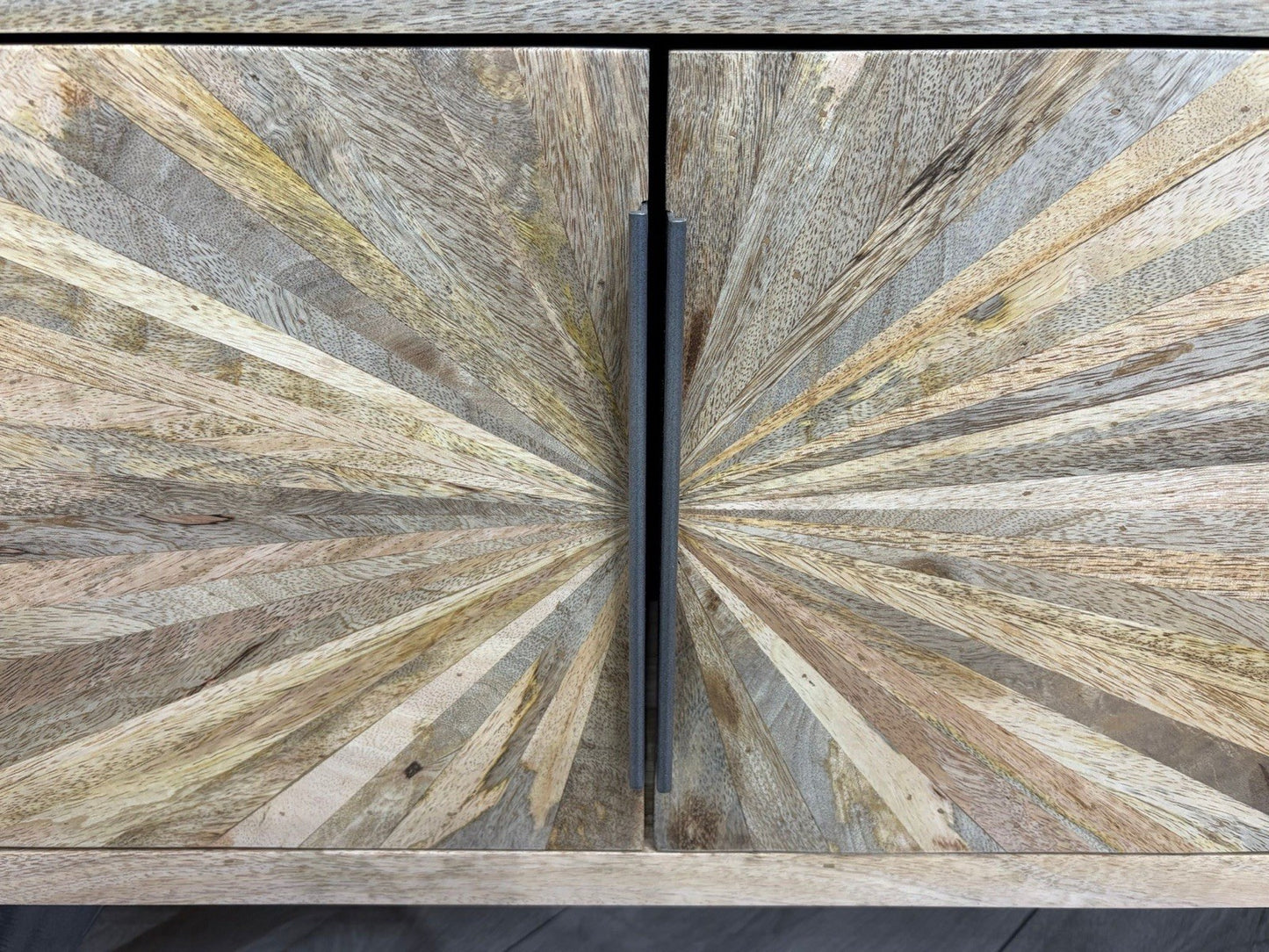 NEXT Sample - Geo Mango Wood TV Unit - RRP: £1095