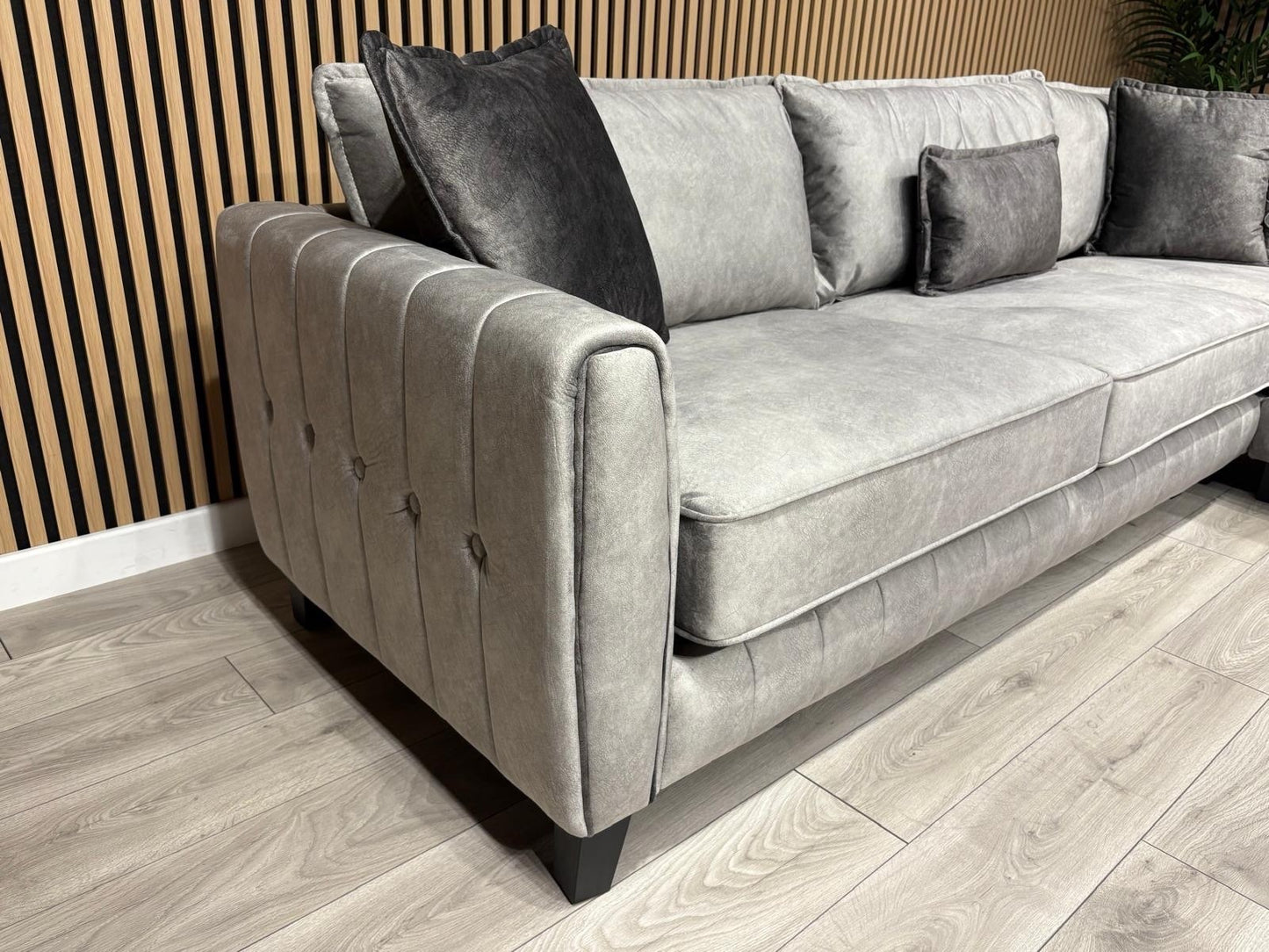 DFS - Cherished Fabric Corner Sofa, Formal Back - RRP: 2399