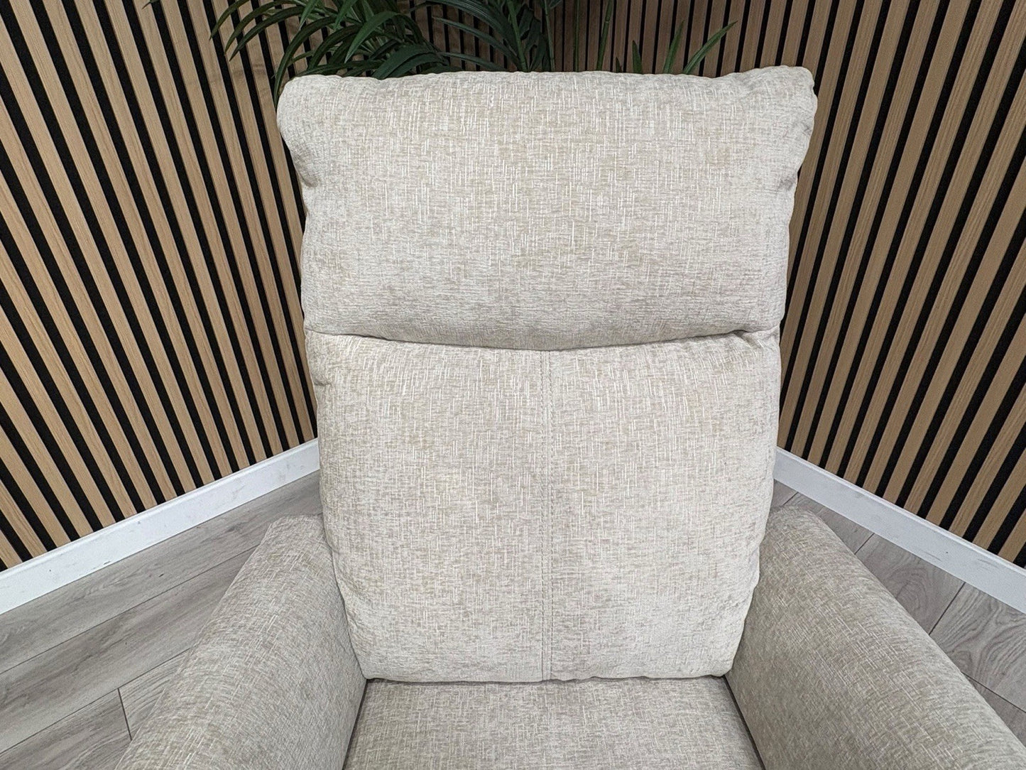 Furniture Village Fabric Rise & Recline Armchair, Linen - RRP £1299