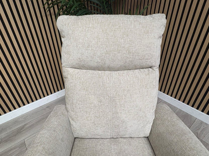 Furniture Village Fabric Rise & Recline Armchair, Linen - RRP £1299