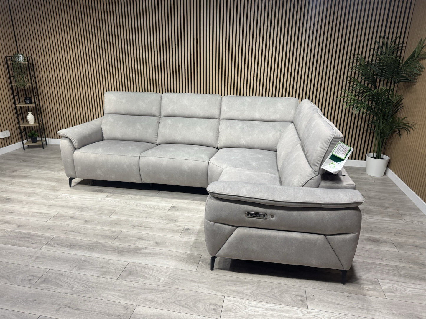 Furniture Village EZRA Style Fabric RHF Corner Sofa Power Recliners - RRP £3295