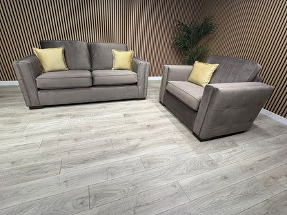NEXT Sample Fabric 3 Seater Sofa + Love Chair Set - RRP £2498