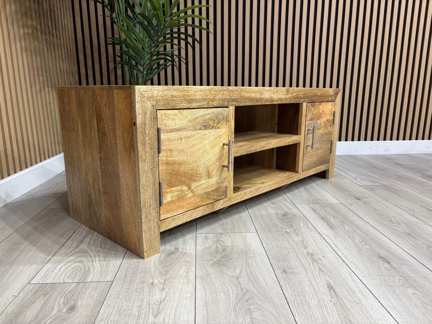 NEXT Sample - Cuba Mango Wood Plasma TV Cabinet - RRP: £895