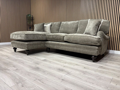 Laura Ashley HERITAGE Style Fabric 3 Seater Chaise Sofa - RRP £2,800