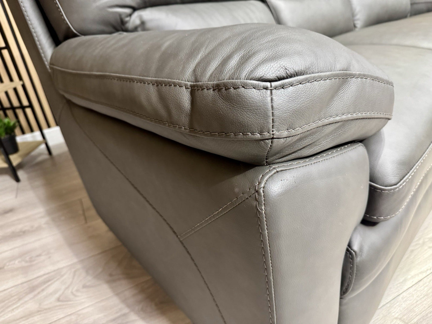 DFS Brooker Leather 3+3 Seater Static Sofa Set  - RRP £3790