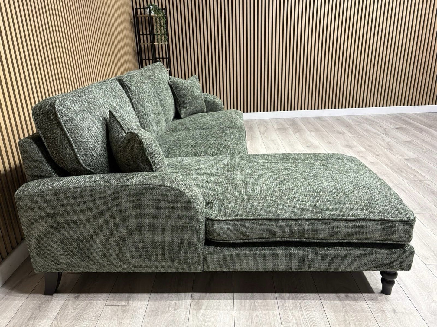 Laura Ashley LYNDEN Style Fabric 3 Seater LHF Chaise Corner Sofa - RRP £2625