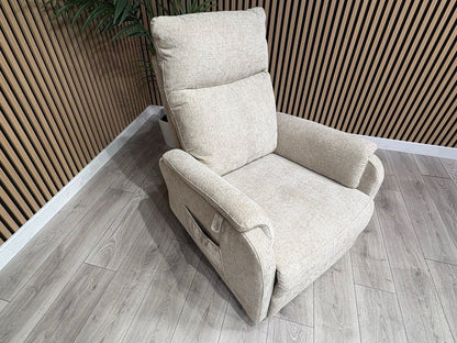 Furniture Village Fabric Rise & Recline Armchair, Linen - RRP £1299
