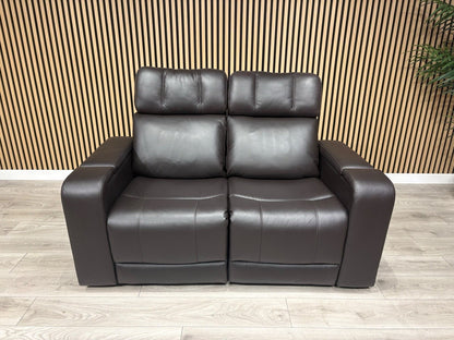 SCS Adstock Leather 2 Seater Power Recliner Sofa RRP £2699 (Read Description)