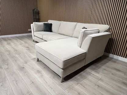 Furniture Village SASHA Fabric Large RHF Chaise Corner Sofa - RRP £3,295