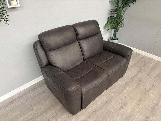 DFS - EIGER Fabric 2 Seater Power Recliner Sofa - RRP £1,899