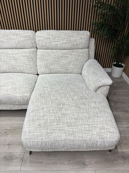 Furniture Village ECLIPSE Fabric Power Recliner RHF Chaise Corner Sofa RRP £2245