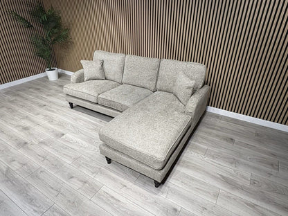 Laura Ashley LYNDEN Style Fabric 3 Seater RHF Chaise Corner Sofa - RRP £2625