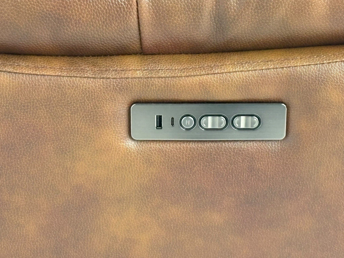 DFS Bravado Leather Power Recliner Armchair + Power Headrests - RRP £1,149
