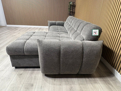 CAMDEN Premium Fabric RHF or LHF Chaise Sofa Bed with Storage - RRP £1595