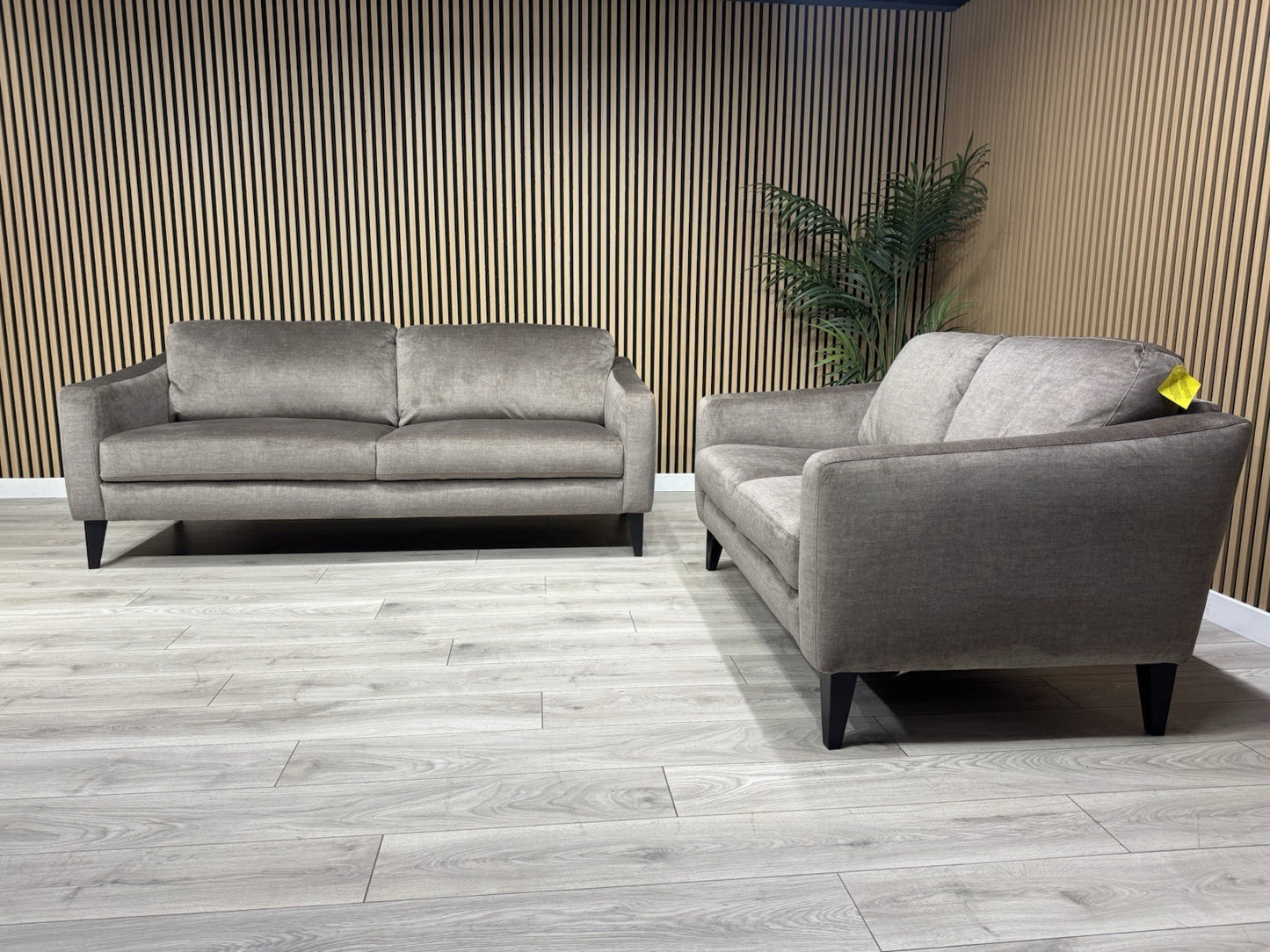 John Lewis BAILEY Style Fabric 3 Seater + 2 Seater Sofa Set, Stone - RRP £2,978