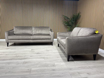 John Lewis BAILEY Style Fabric 3 Seater + 2 Seater Sofa Set, Stone - RRP £2,978
