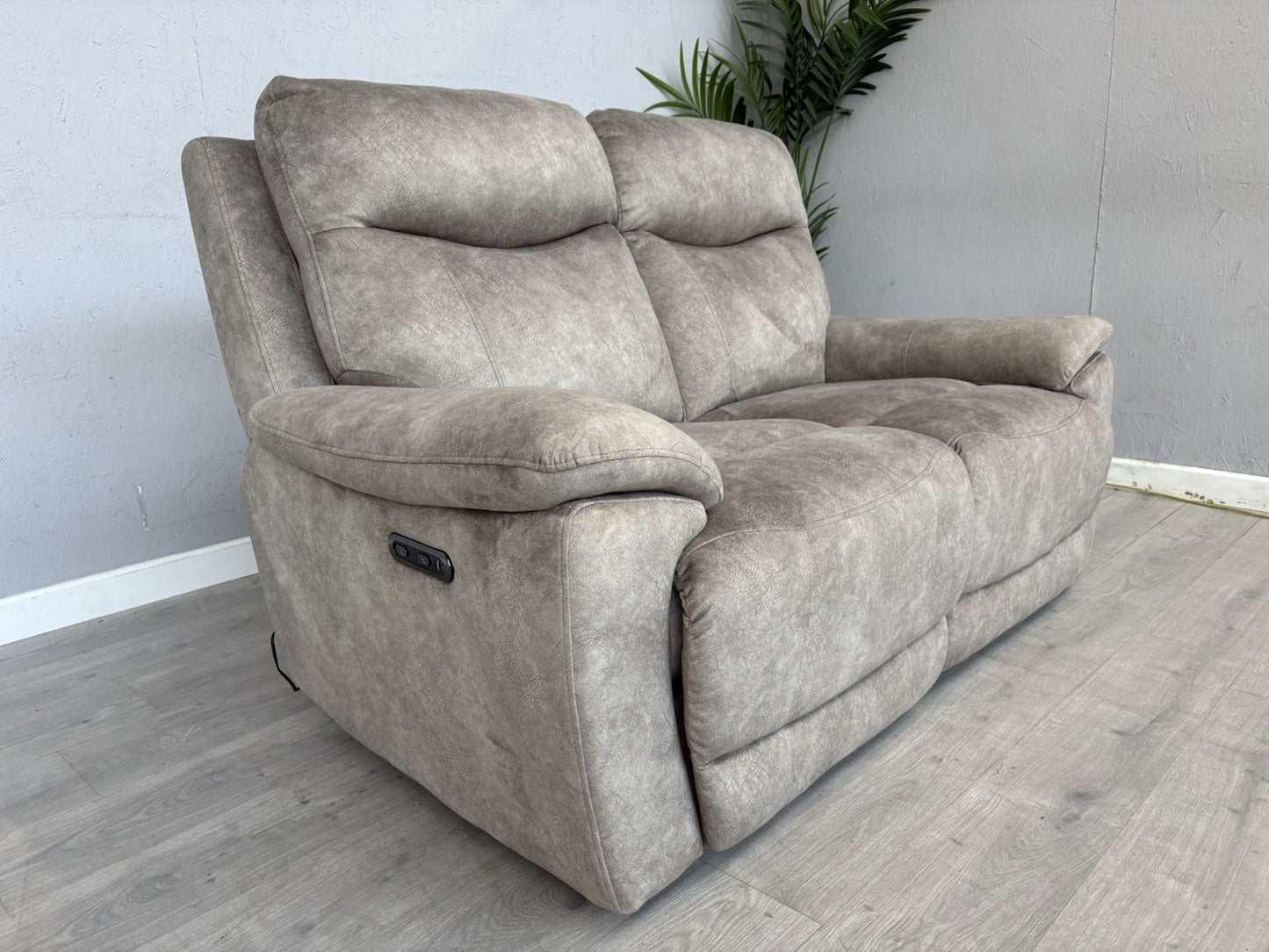 Furniture Village SLOANE Fabric 2 Seater Power Recliner Sofa - RRP £945