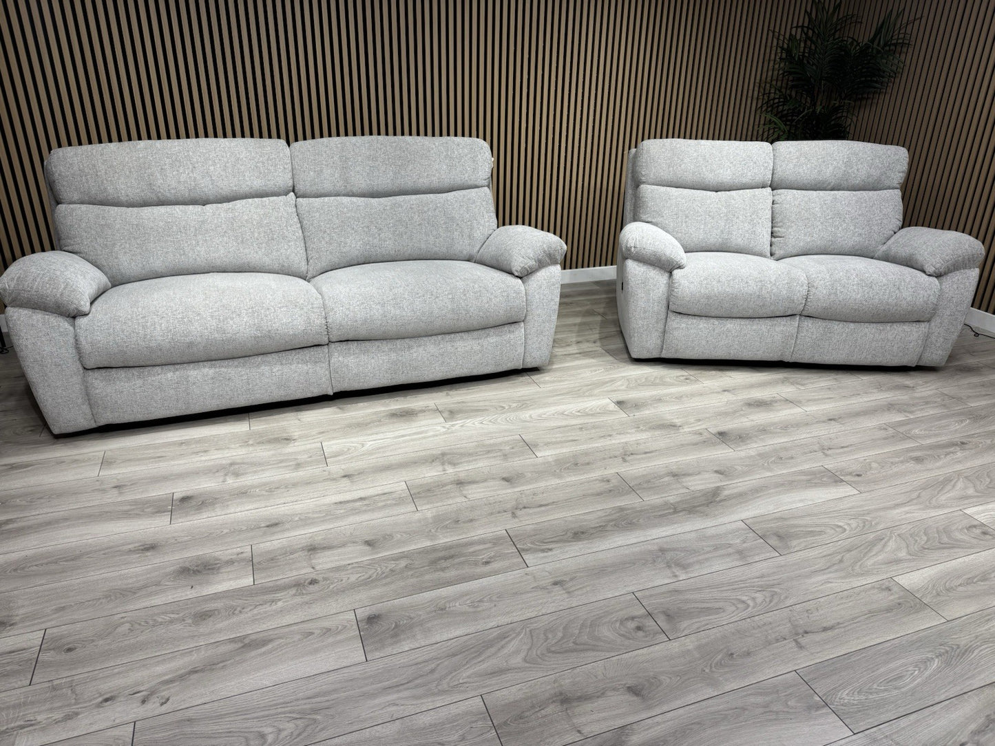SCS - CLOUD Fabric Power Recliner 3 + 2 Seater Sofa Set - RRP £2998