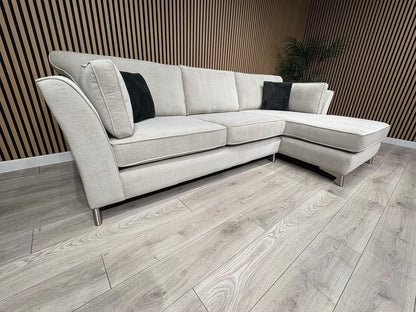 Furniture Village SASHA Fabric Large RHF Chaise Corner Sofa - RRP £3,295